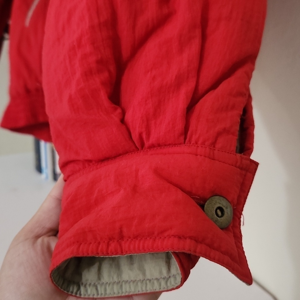 Vintage Koret Jacket Windbraker Red Ski Jacket Weather-Resistant Relaxed Fit - Picture 7 of 12